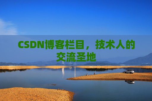 CSDN博客栏目，技术人的交流圣地